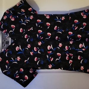 Floral Scrub top